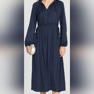 Magdalena Plisse Maxi Dress (M)